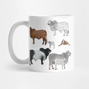 Brahman Cattle Transparent Mug